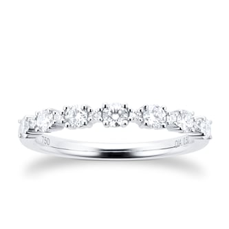 Goldsmiths 18ct White Gold Diamond Eternity Ring