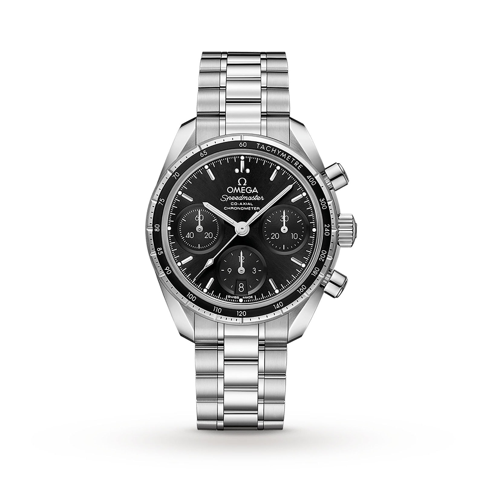 Speedmaster 38mm Co-Axial Chronograph Automatic Watch image