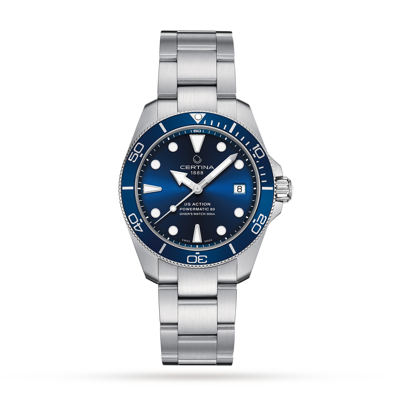 Aqua DS Action Diver Blue Dial 38mm Mens Watch image