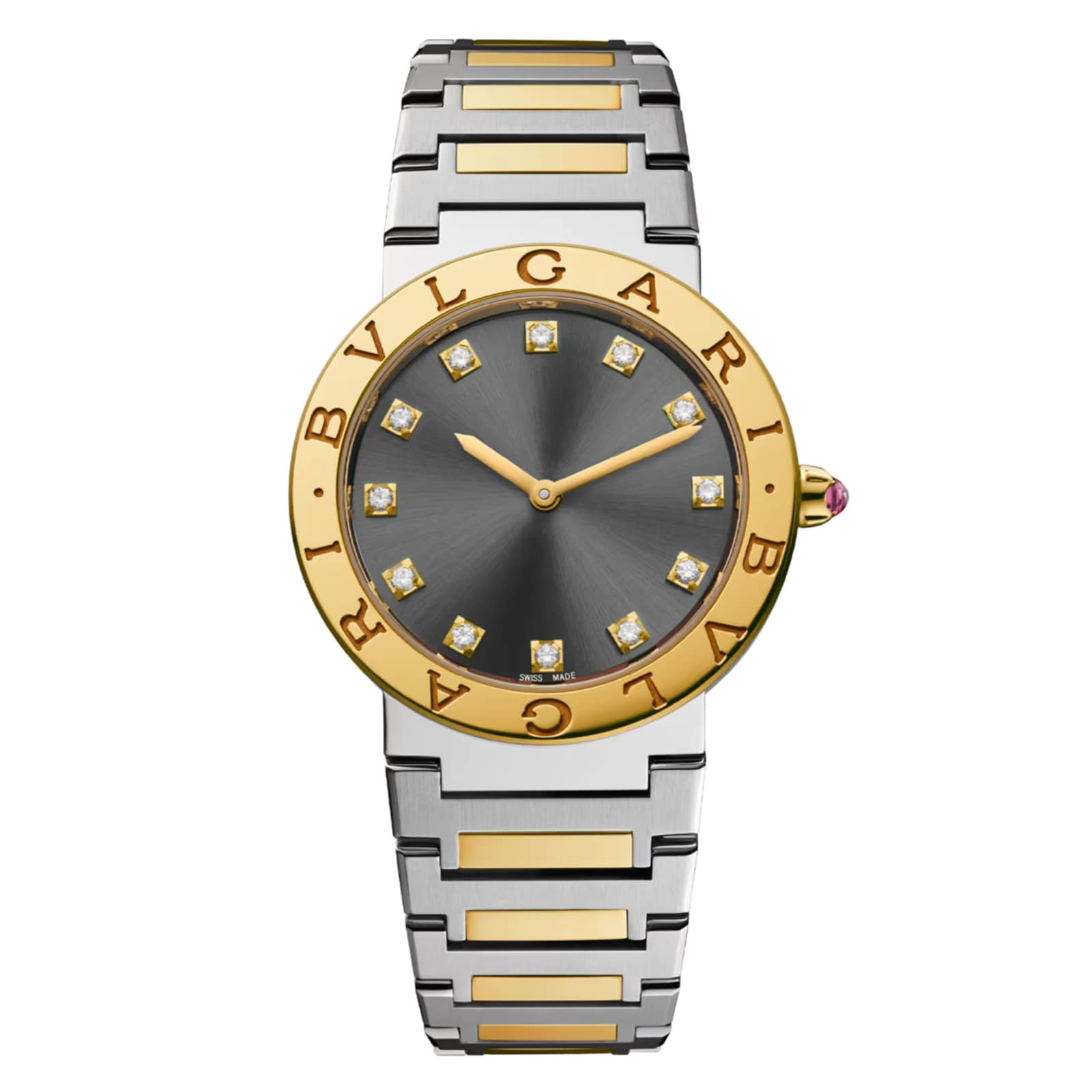 Bvlgari Bvlgari 33mm Ladies Watch Stainless Steel and 18k Yellow Gold image