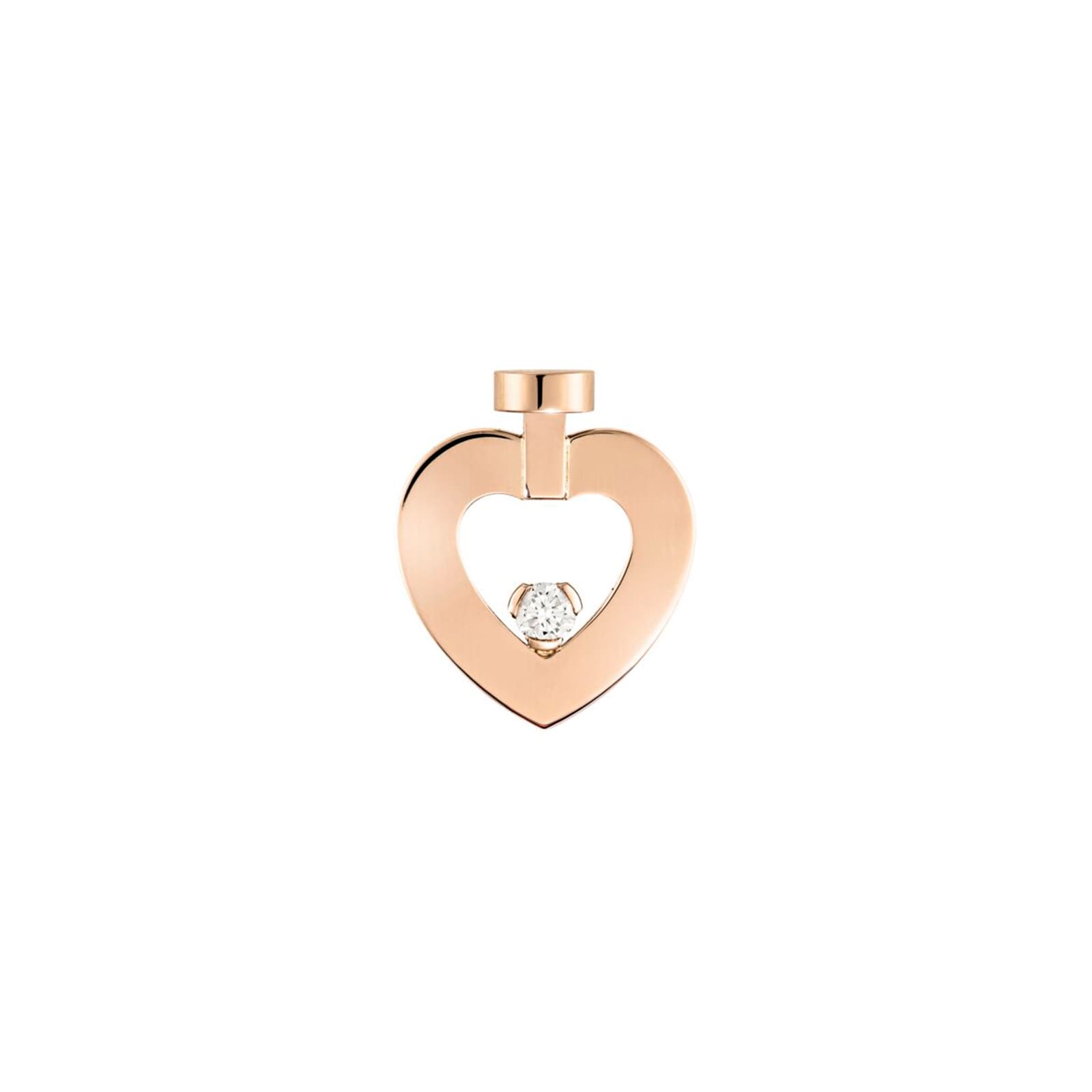 Pretty Woman 18ct Rose Gold 0.02ct Diamond Single Stud Earring image