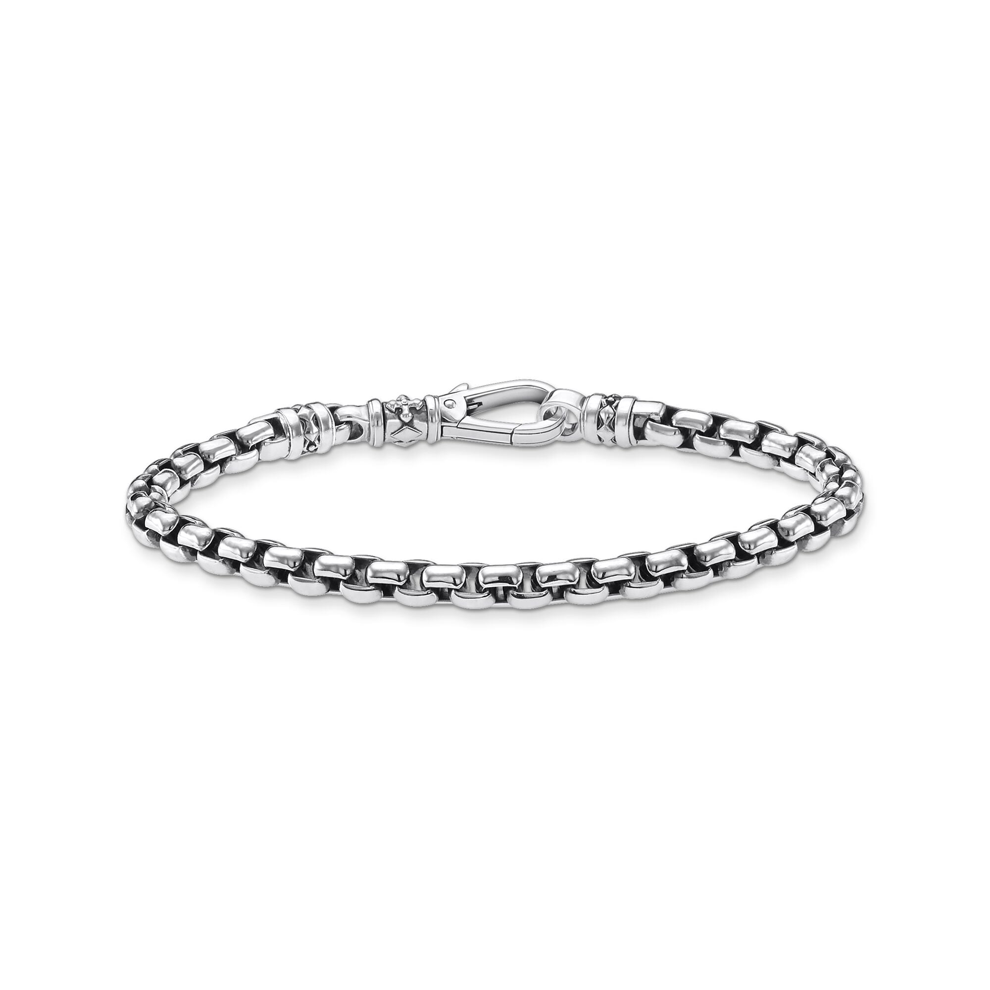 Mens Sterling Silver Large Chain Link Bracelet image