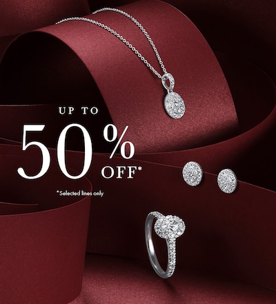 Up to 50% Off Selected Diamond Jewellery image